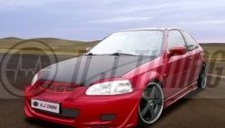 25 899 р. Передний бампер D.J. Honda Civic EJ,EK,EM седан дорестайлинг (1995-1998)  с доставкой в г. Воронеж. Увеличить фотографию 1