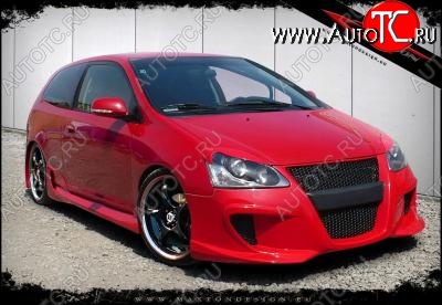 26 899 р. Передний бампер Maxpower 2 Honda Civic ES седан дорестайлинг (2000-2003)  с доставкой в г. Воронеж