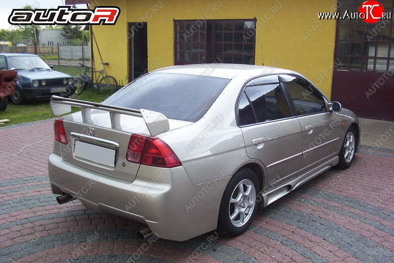 22 899 р. Задний бампер Jaguar Honda Civic ES седан дорестайлинг (2000-2003)  с доставкой в г. Воронеж