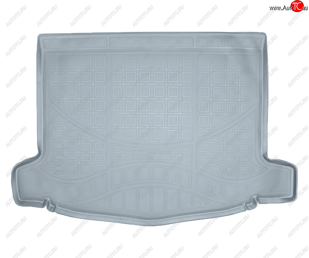 2 199 р. Коврик багажника Norplast Unidec  Honda Civic  FK2 (2011-2016) хэтчбэк 5 дв. (Серый)  с доставкой в г. Воронеж