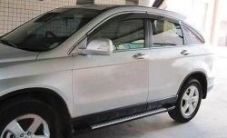 5 349 р. Комплект дефлекторов окон СТ Honda CR-V RE1,RE2,RE3,RE4,RE5,RE7 дорестайлинг (2007-2010)  с доставкой в г. Воронеж. Увеличить фотографию 2