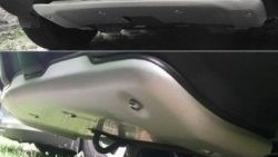 10 349 р. Накладка на передний бампер CT Honda CR-V RE1,RE2,RE3,RE4,RE5,RE7 дорестайлинг (2007-2010) (Неокрашенная)  с доставкой в г. Воронеж. Увеличить фотографию 2