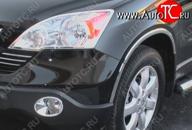 2 999 р. Подиумы противотуманных фар СТ Honda CR-V RE1,RE2,RE3,RE4,RE5,RE7 рестайлинг (2009-2012)  с доставкой в г. Воронеж