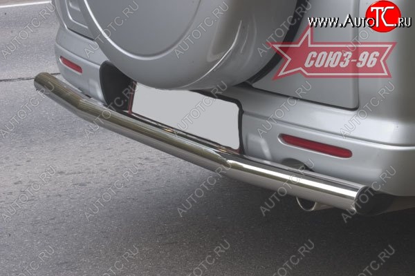 7 964 р. Защита заднего бампера Souz-96 (d60) Honda CR-V RE1,RE2,RE3,RE4,RE5,RE7 дорестайлинг (2007-2010)  с доставкой в г. Воронеж