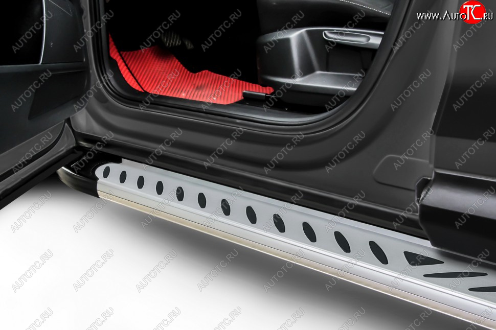 17 399 р. Порожки для ног Slitkoff Elite  Honda CR-V  RE1,RE2,RE3,RE4,RE5,RE7 (2007-2012) дорестайлинг, рестайлинг (Silver)  с доставкой в г. Воронеж