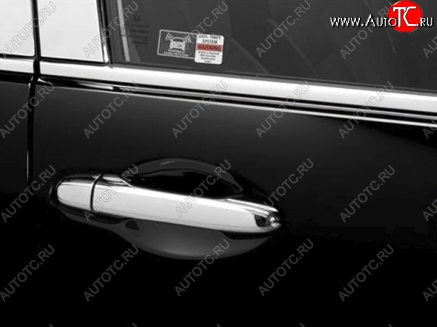 2 149 р. Накладки на внешние ручки дверей СТ Honda CR-V RM1,RM3,RM4 дорестайлинг (2012-2015) (Неокрашенные)  с доставкой в г. Воронеж