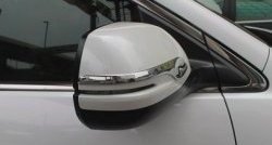 1 799 р. Накладки на зеркала СТ Honda CR-V RM1,RM3,RM4 дорестайлинг (2012-2015) (Неокрашенные)  с доставкой в г. Воронеж. Увеличить фотографию 2