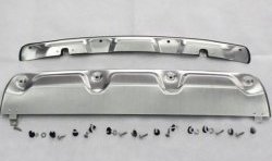 9 749 р. Накладка на передний бампер CT Honda CR-V RM1,RM3,RM4 дорестайлинг (2012-2015) (Неокрашенная)  с доставкой в г. Воронеж. Увеличить фотографию 4
