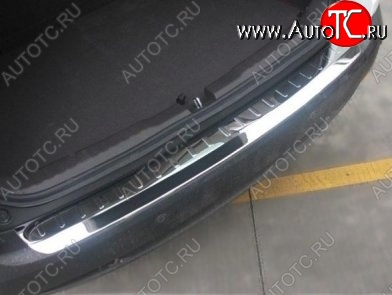 5 949 р. Защитная накладка на задний бампер СТ Honda CR-V RM1,RM3,RM4 дорестайлинг (2012-2015)  с доставкой в г. Воронеж