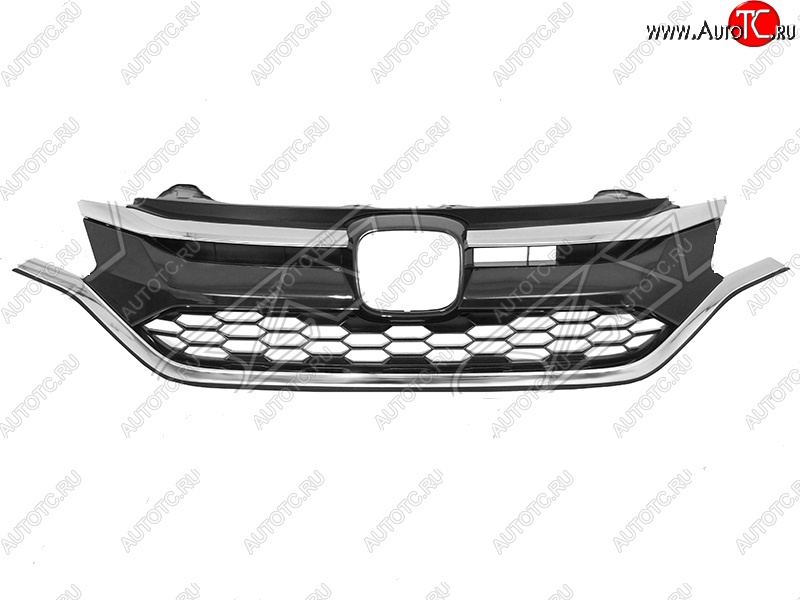6 999 р. Решётка радиатора SAT Honda CR-V RM1,RM3,RM4 рестайлинг (2014-2018)  с доставкой в г. Воронеж