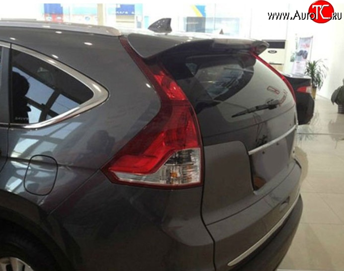 4 699 р. Спойлер M-VRS Honda CR-V RM1,RM3,RM4 дорестайлинг (2012-2015) (Неокрашенный)  с доставкой в г. Воронеж
