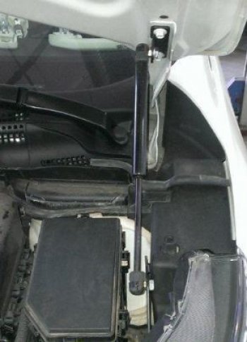 4 199 р. Упоры капота Pomogator Honda CR-V RM1,RM3,RM4 дорестайлинг (2012-2015)  с доставкой в г. Воронеж. Увеличить фотографию 2