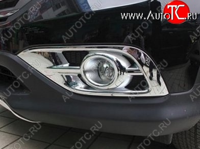 4 749 р. Подиумы противотуманных фар СТ Honda CR-V RM1,RM3,RM4 дорестайлинг (2012-2015)  с доставкой в г. Воронеж