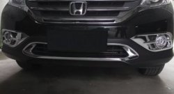 8 049 р. Накладка на передний воздуховод СТ Honda CR-V RM1,RM3,RM4 дорестайлинг (2012-2015)  с доставкой в г. Воронеж. Увеличить фотографию 2