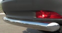 13 449 р. Одинарная защита заднего бампера из трубы диаметром 63 мм SLITKOFF Honda CR-V RM1,RM3,RM4 дорестайлинг (2012-2015)  с доставкой в г. Воронеж. Увеличить фотографию 3