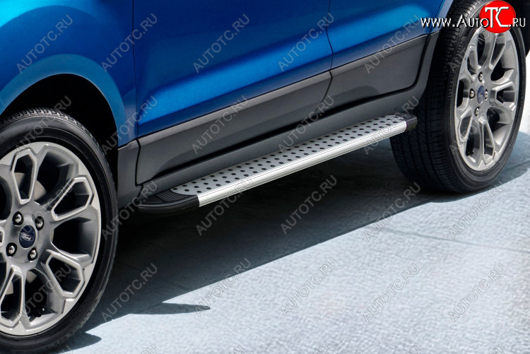 17 399 р. Пороги алюминиевые Slitkoff Honda CR-V RM1,RM3,RM4 дорестайлинг (2012-2015) (Standart Silver)  с доставкой в г. Воронеж