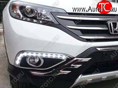 15 499 р. Дневные ходовые огни СТ  Honda CR-V  RM1,RM3,RM4 (2012-2015) дорестайлинг  с доставкой в г. Воронеж
