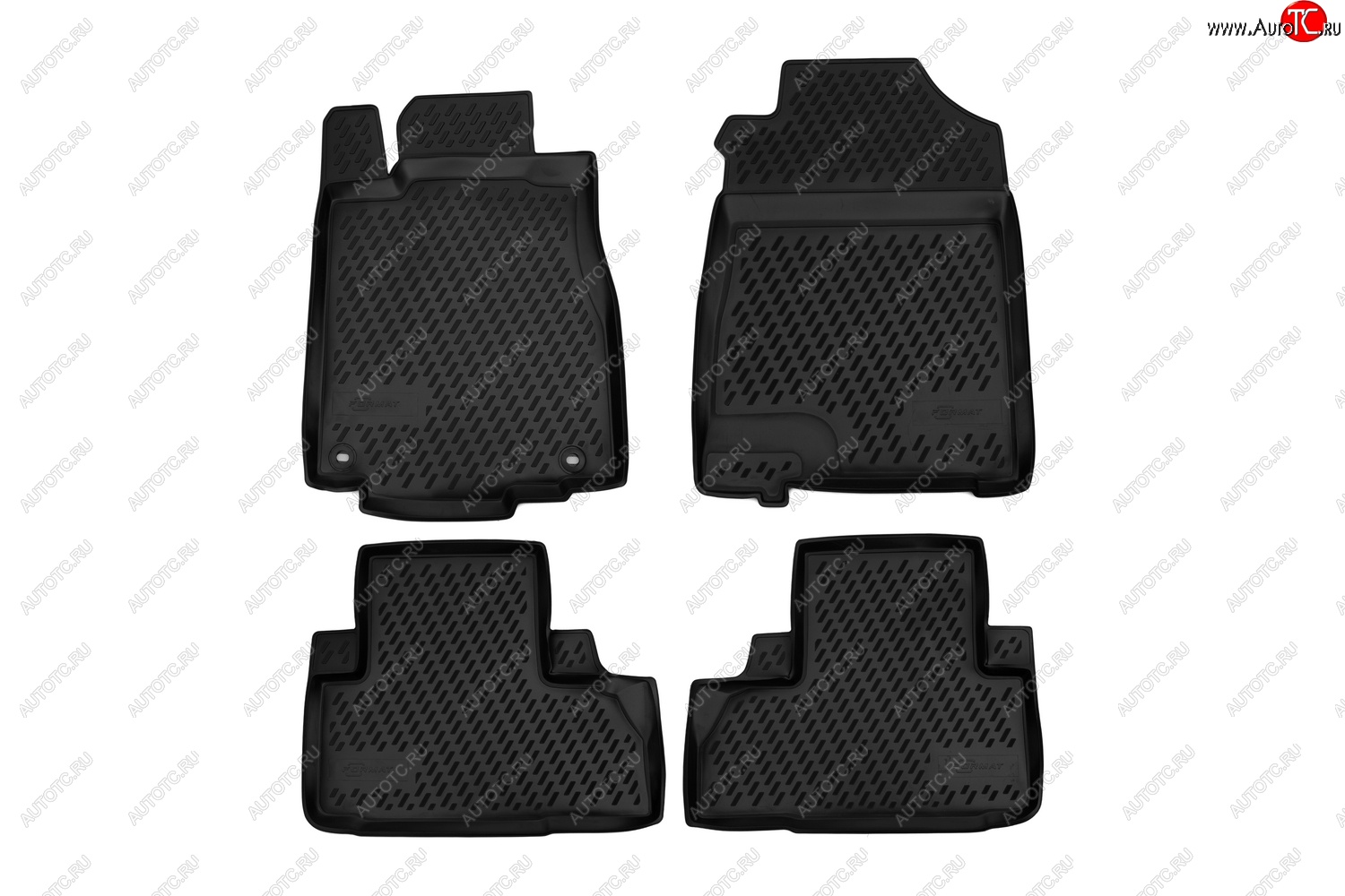 3 999 р. Комплект ковриков в салон с повышенной износостойкостью Format Honda CR-V RM1,RM3,RM4 рестайлинг (2014-2018)  с доставкой в г. Воронеж