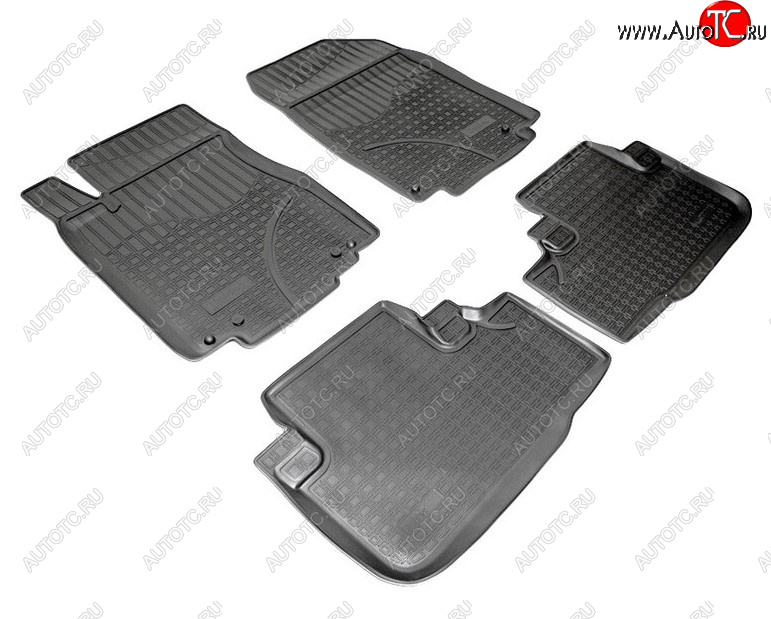 2 589 р. Комплект салонных ковриков Norplast Unidec  Honda CR-V  RM1,RM3,RM4 (2012-2015) дорестайлинг (Цвет: черный)  с доставкой в г. Воронеж