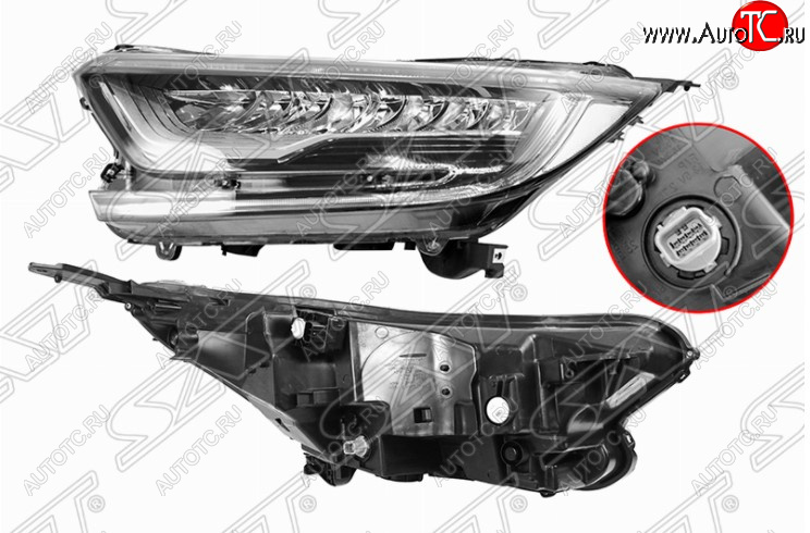 13 899 р. Левая передняя фара SAT (диодная, с электрокорректором) Honda CR-V RW,RT дорестайлинг (2016-2020)  с доставкой в г. Воронеж