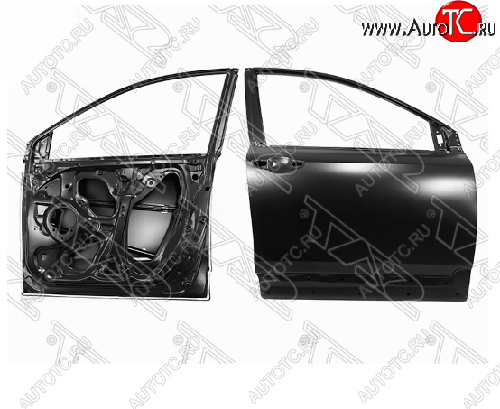 23 999 р. Правая дверь передняя SAT Honda CR-V RW,RT дорестайлинг (2016-2020) (Неокрашенная)  с доставкой в г. Воронеж