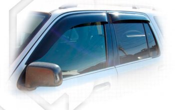 2 159 р. Дефлектора окон CA-Plastiс  Honda CR-V  RD1,RD2,RD3 (1995-2001)  дорестайлинг, рестайлинг (Classic полупрозрачный, Без хром.молдинга)  с доставкой в г. Воронеж. Увеличить фотографию 2