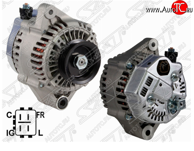 10 899 р. Генератор SAT (12V/95A) Honda CR-V RD4,RD5,RD6,RD7,RD9  дорестайлинг (2001-2004)  с доставкой в г. Воронеж