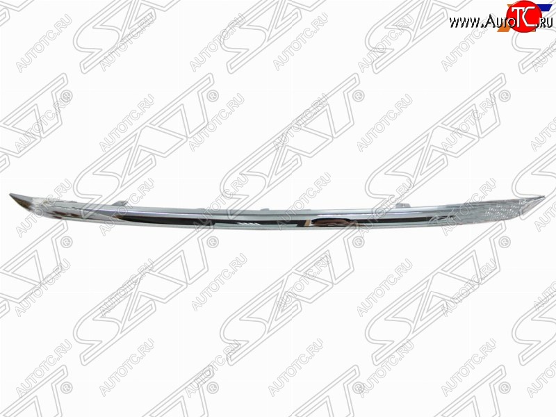 1 599 р. Молдинг решетки радиатора SAT (хром) Honda CR-V RM1,RM3,RM4 дорестайлинг (2012-2015) (Нижний)  с доставкой в г. Воронеж