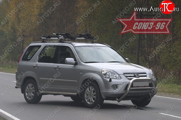 17 999 р. Защита переднего бампера Souz-96 (d76)  Honda CR-V  RD4,RD5,RD6,RD7,RD9  (2004-2006) рестайлинг  с доставкой в г. Воронеж