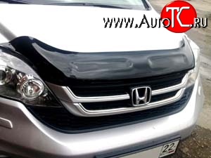 3 299 р. Дефлектор капота NovLine Honda CR-V RE1,RE2,RE3,RE4,RE5,RE7 рестайлинг (2009-2012)  с доставкой в г. Воронеж
