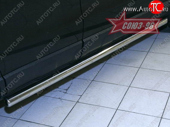 2 564 р. Защита порогов Souz-96 (d60)  Honda CR-V  RE1,RE2,RE3,RE4,RE5,RE7 (2009-2012) рестайлинг  с доставкой в г. Воронеж