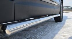 52 999 р. Защита порогов из круглой трубы диаметром 63 мм Russtal Honda CR-V RE1,RE2,RE3,RE4,RE5,RE7 рестайлинг (2009-2012) (Защита порогов с со скосами на торцах (вариант 1))  с доставкой в г. Воронеж. Увеличить фотографию 3