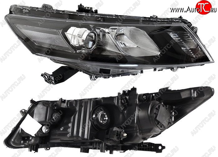 8 299 р. Правая фара SAT (с электрокорректором) Honda Crosstour 1 TF дорестайлинг (2009-2013)  с доставкой в г. Воронеж