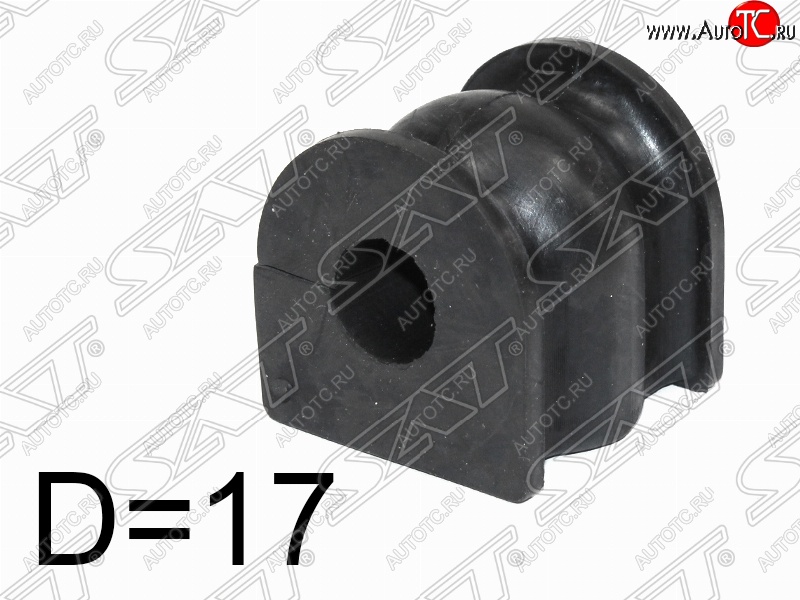 139 р. Резиновая втулка переднего стабилизатора SAT (D=17) Honda Jazz (2008-2015)  с доставкой в г. Воронеж