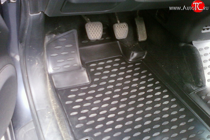 2 669 р. Коврики в салон Element 4 шт. (полиуретан)  Honda FR-V (2004-2010)  с доставкой в г. Воронеж