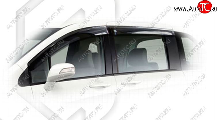 2 079 р. Дефлектора окон (GB3) CA-Plastiс Honda Freed GB3,GB4 минивэн дорестайлинг (2008-2011) (Classic полупрозрачный, Без хром.молдинга)  с доставкой в г. Воронеж