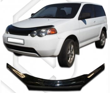 Дефлектор капота CA-Plastic Honda HR-V ( GH1,GH2,  GH3, GH4,  GH1, GH2) (1998-2005) дорестайлинг 3 дв., дорестайлинг 5 дв., рестайлинг 3 дв., рестайлинг 5 дв.