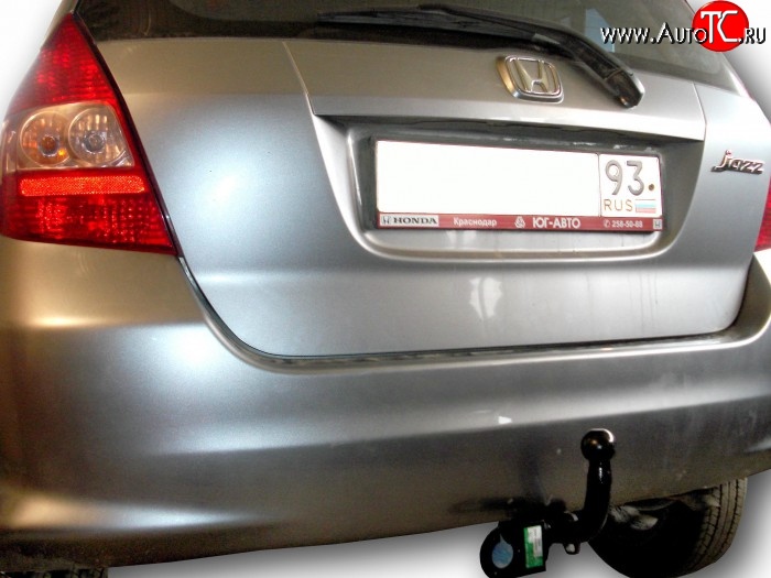5 949 р. Фаркоп Лидер Плюс Honda Jazz (2001-2008) (Без электропакета)  с доставкой в г. Воронеж