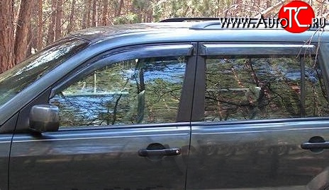 3 299 р. Дефлекторы окон (ветровики) Novline 4 шт. Honda Pilot YF4 дорестайлинг (2008-2011)  с доставкой в г. Воронеж