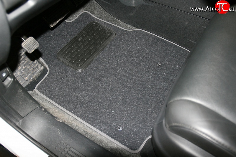 2 789 р. Коврик в салони Element 5 шт. (текстиль) Honda Pilot YF4 дорестайлинг (2008-2011)  с доставкой в г. Воронеж