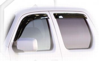 Дефлектора окон CA-Plastiс Honda Ridgeline  YK1 (2005-2008) дорестайлинг (Classic полупрозрачный)