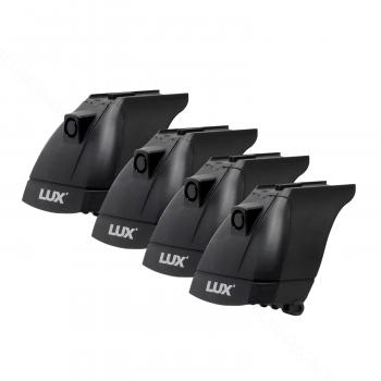12 889 р. Багажник на крышу без рейлингов сборе LUX  Honda Shuttle (2015-2019)  дорестайлинг (дуги прямоугольные 120 см, с замком, черный)  с доставкой в г. Воронеж. Увеличить фотографию 3