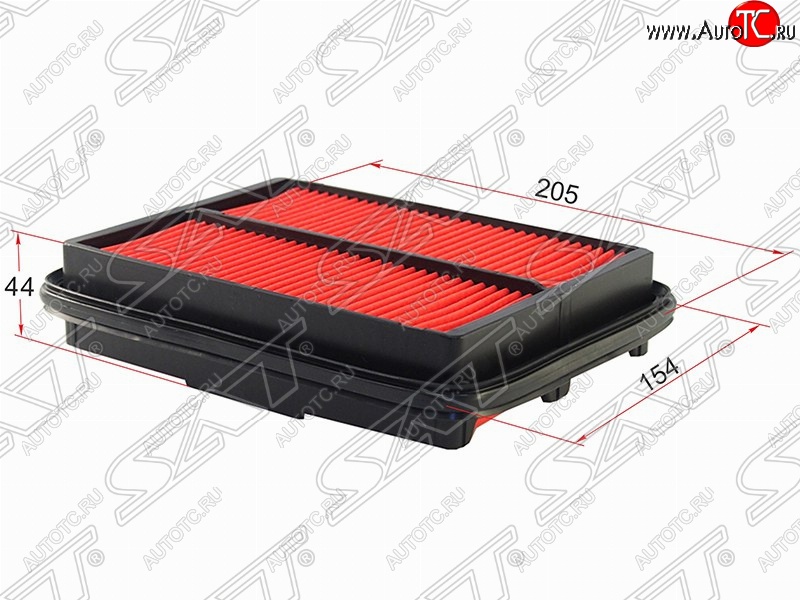 299 р. Фильтр воздушный двигателя SAT (205х154х44 mm)  Honda StepWagon  RF1,RF2 (1996-2001) минивэн дорестайлинг, минивэн рестайлинг  с доставкой в г. Воронеж