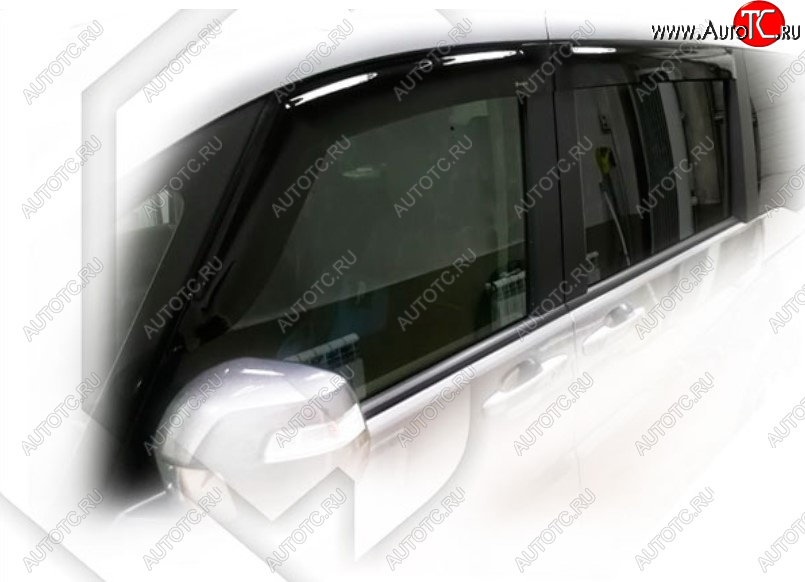 3 199 р. Дефлектора окон CA-Plastic Honda StepWagon 5 RP1,RP2, RP3, RP4 минивэн дорестайлинг (2015-2017) (Classic полупрозрачный)  с доставкой в г. Воронеж