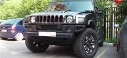 12 599 р. Решётка радиатора Standart HUMMER H2 (2002-2009) (Неокрашенная)  с доставкой в г. Воронеж. Увеличить фотографию 2