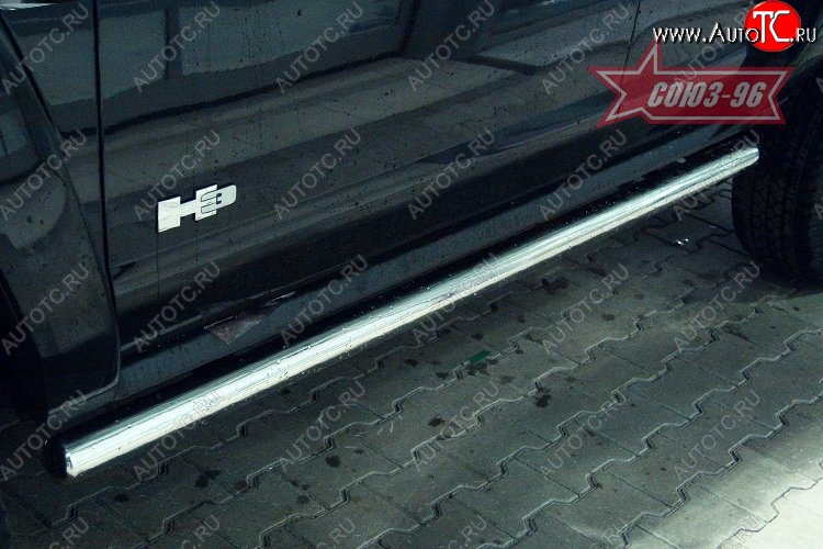 17 954 р. Защита порогов Souz-96 (d76) HUMMER H3 (2005-2010)  с доставкой в г. Воронеж