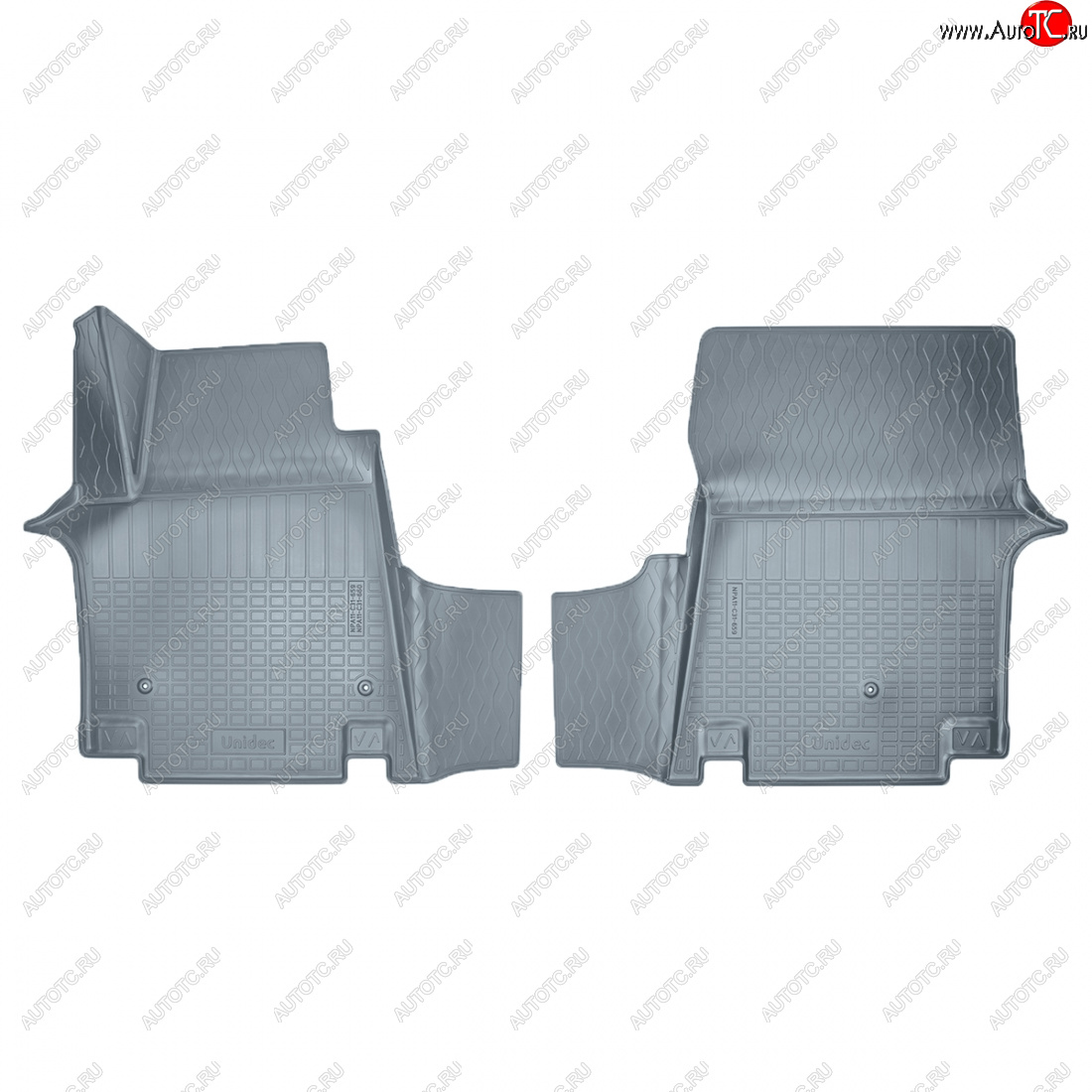 2 279 р. Коврики салона Norplast Unidec (1 ряд 7 мест)  Hyundai Staria  US4 (2021-2022) (серые)  с доставкой в г. Воронеж