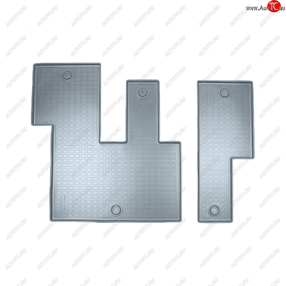 2 099 р. Коврики салона Norplast Unidec (3 ряд 8 мест)  Hyundai Staria  US4 (2021-2022) (серые)  с доставкой в г. Воронеж
