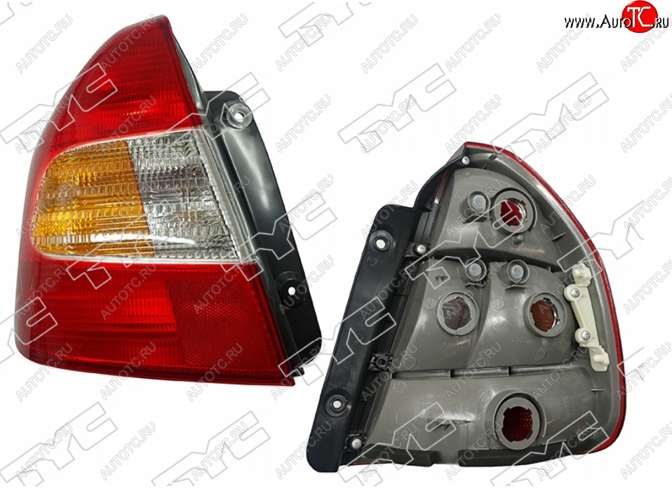 4 099 р. Левый фонарь задний TYC Hyundai Accent 2 LC седан дорестайлинг (ТагАЗ) (1999-2012)  с доставкой в г. Воронеж