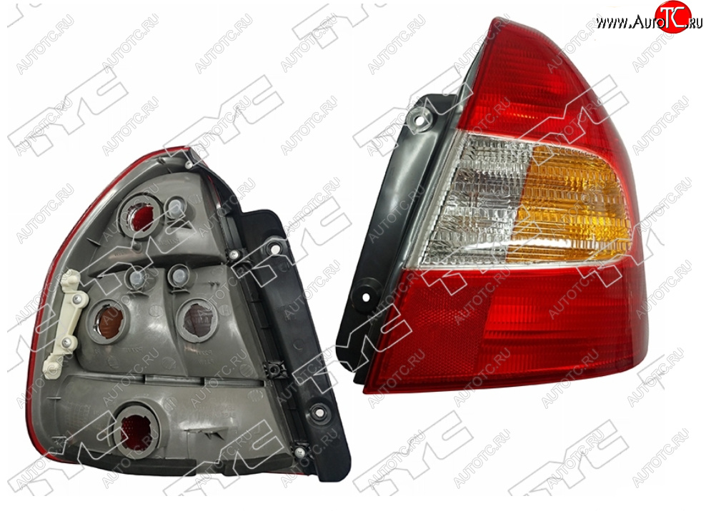 4 099 р. Правый фонарь задний TYC Hyundai Accent 2 LC седан дорестайлинг (ТагАЗ) (1999-2012)  с доставкой в г. Воронеж
